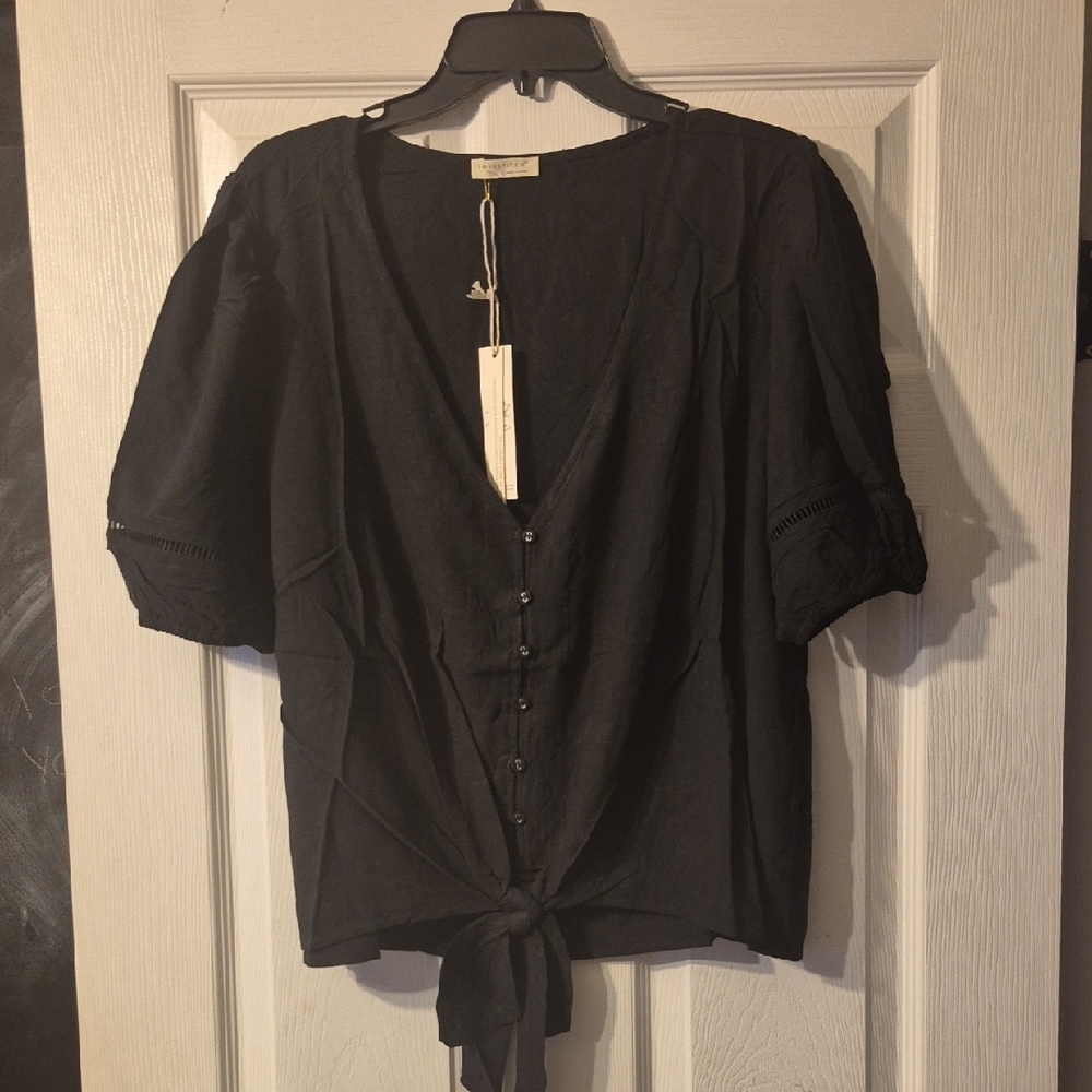 Elegant Black Women's Top